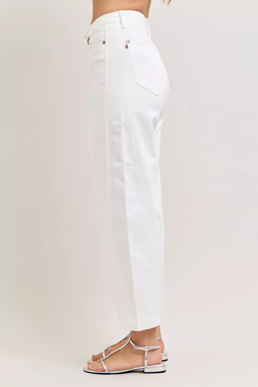 Judy Blue High-Waisted Rigid Magic Panel Barrel Jeans